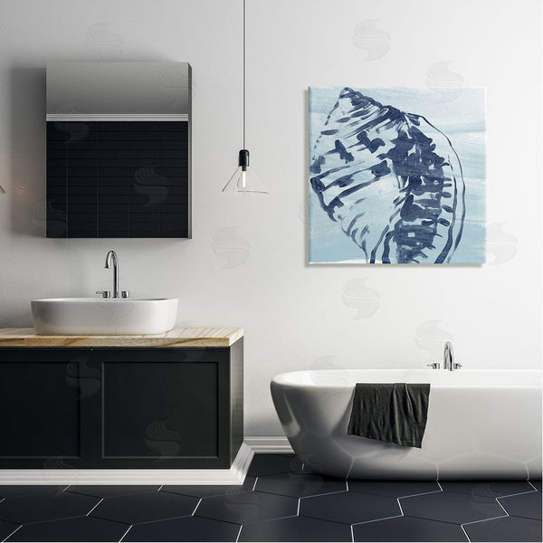 Stupell Industries June Erica Vess | Aquatic Blue Seashell Motif Wall Art