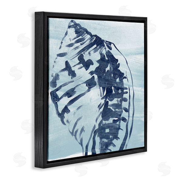 Stupell Industries June Erica Vess | Aquatic Blue Seashell Motif Wall Art