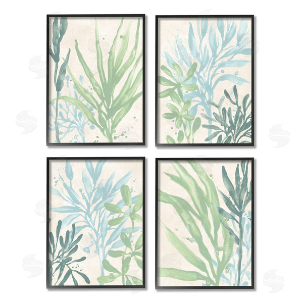 Stupell Industries June Erica Vess | Aquatic Botanical Seaweed Plants Wall Art