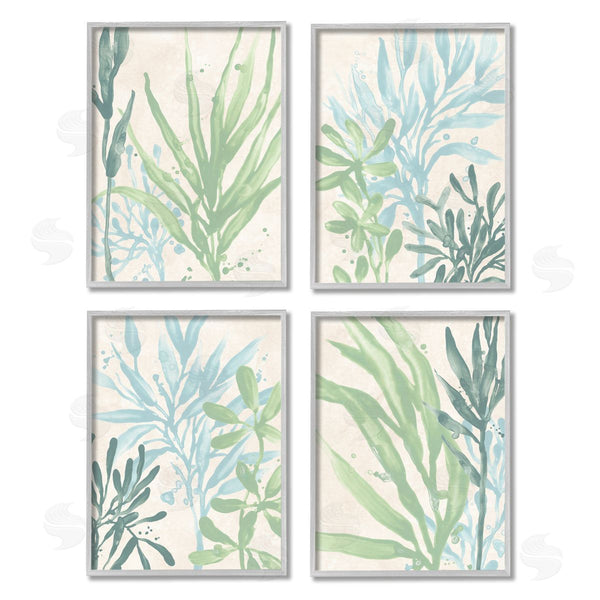 Stupell Industries June Erica Vess | Aquatic Botanical Seaweed Plants Wall Art
