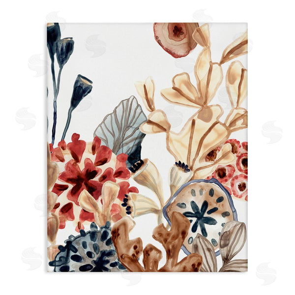 stupell industries June Erica Vess | Aquatic Plant Life Assortment Coral Kelp Sand Dollars Wall Art