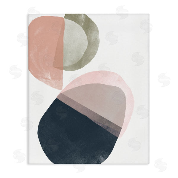 stupell industries June Erica Vess | Asymmetrical Capsule Abstraction Blue Green Pink