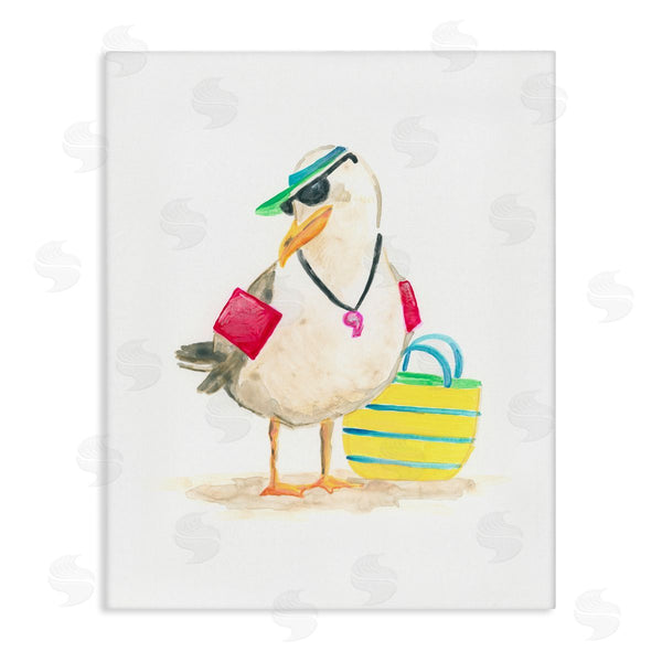 stupell industries June Erica Vess | Beach Lifeguard Seagull