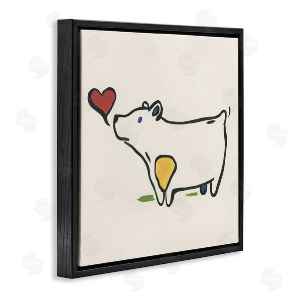 Stupell Industries June Erica Vess | Bear & Heart Doodle Wall Art