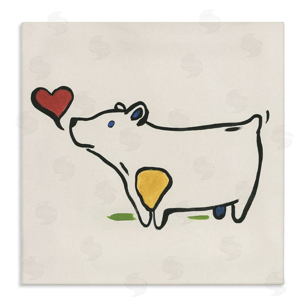stupell industries June Erica Vess | Bear & Heart Doodle Wall Art