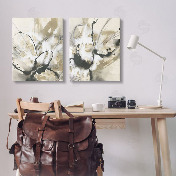 Stupell Industries June Erica Vess | Beige & Black Splatter Wall Art