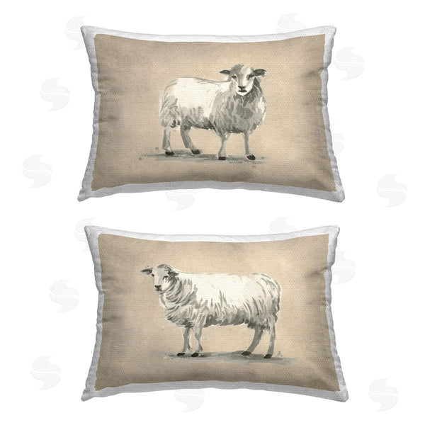 Stupell Industries June Erica Vess | Beige Sheep Portrait