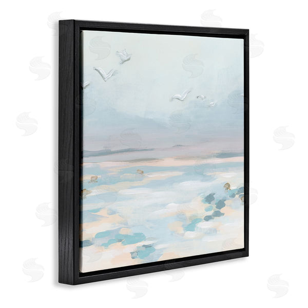 Stupell Industries June Erica Vess | Birds Flying Beach Scene