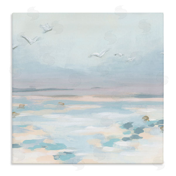 stupell industries June Erica Vess | Birds Flying Beach Scene
