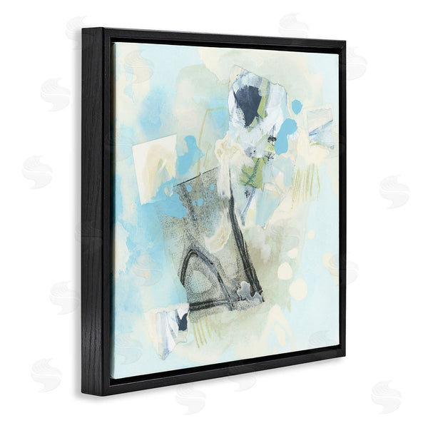 Stupell Industries June Erica Vess | Blue And Grey Abstract