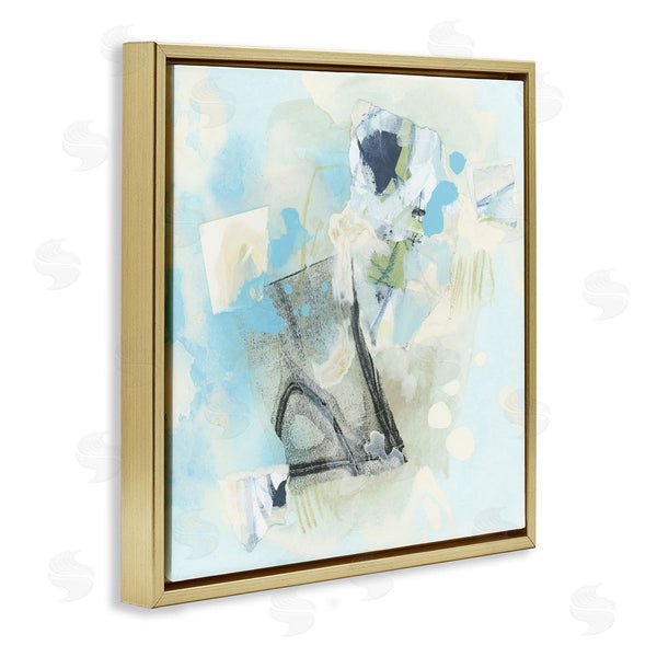 Stupell Industries June Erica Vess | Blue And Grey Abstract