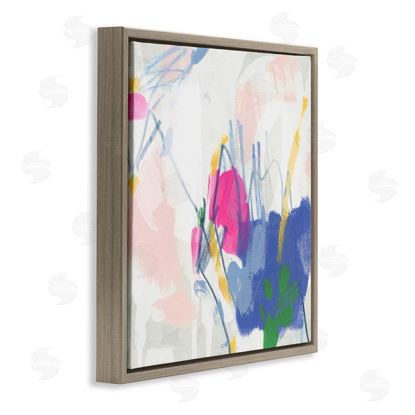 Stupell Industries June Erica Vess | Blue And Pink Abstract Scribble