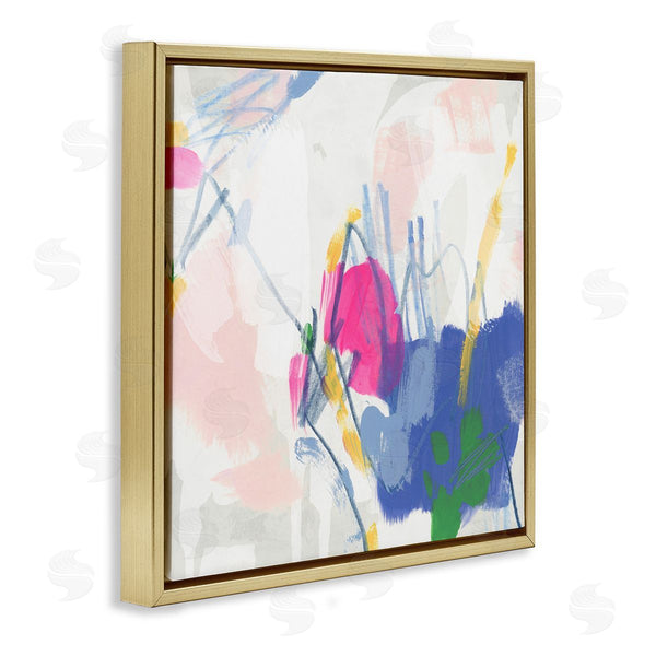 Stupell Industries June Erica Vess | Blue And Pink Abstract Scribble