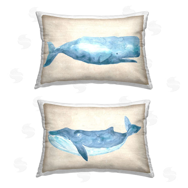 stupell industries June Erica Vess | Blue & Beige Whales