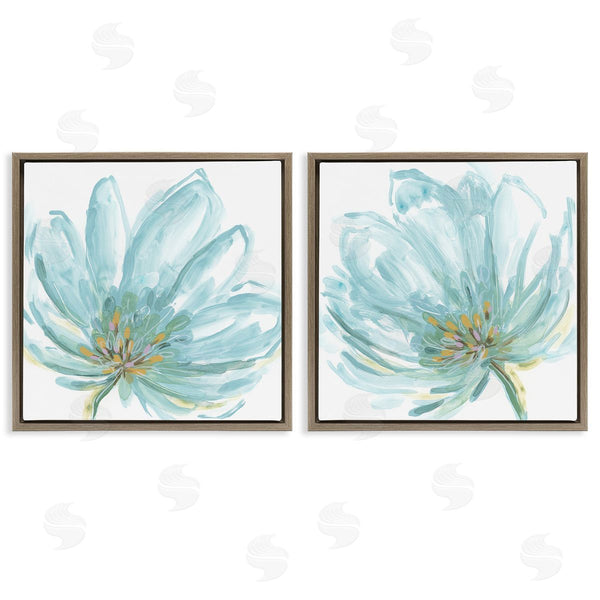 Stupell Industries June Erica Vess | Blue Blossoms On White Wall Art
