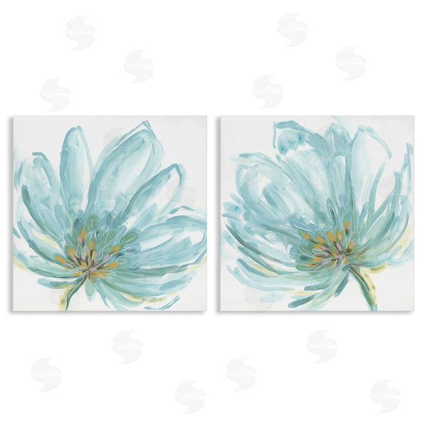 stupell industries June Erica Vess | Blue Blossoms on White Wall Art