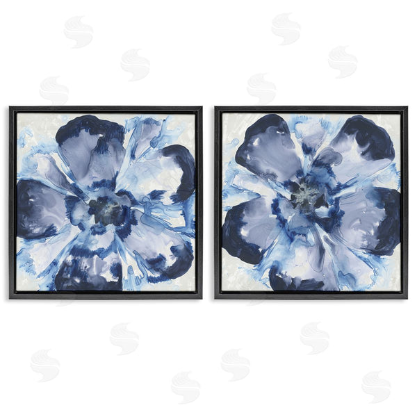 Stupell Industries June Erica Vess | Blue Glass Blossoms
