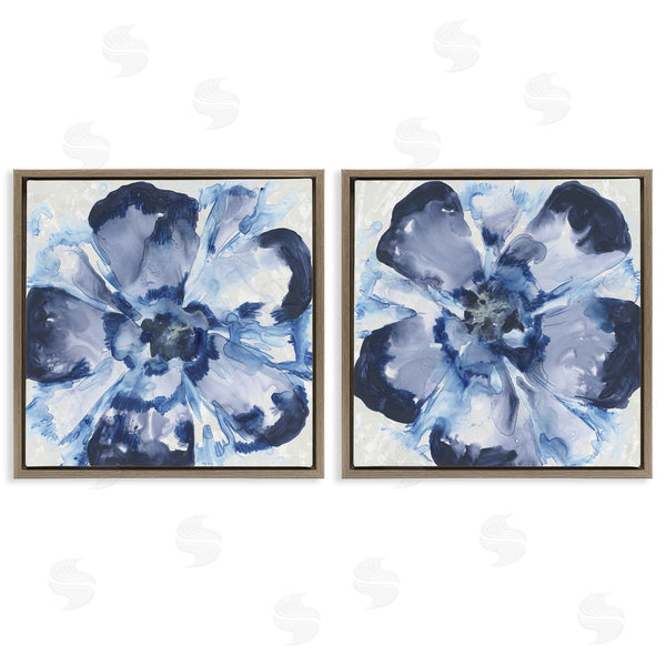 Stupell Industries June Erica Vess | Blue Glass Blossoms