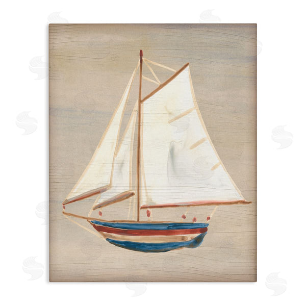 stupell industries June Erica Vess | Blue & Red Sailboat