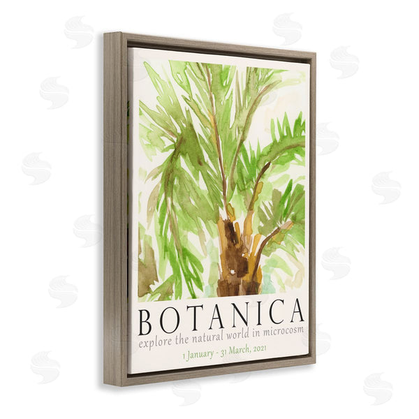 Stupell Industries June Erica Vess | Botanica Poster Palm Tree