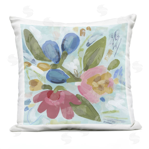 Stupell Industries June Erica Vess | Bright Boho Flowers Printed Throw Pillow