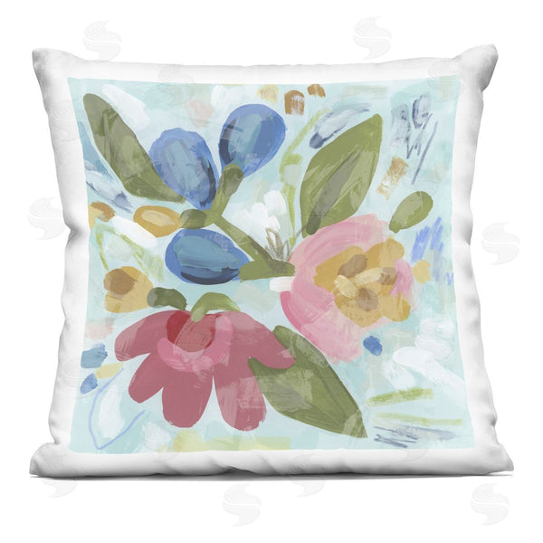 stupell industries June Erica Vess | Bright Boho Flowers Printed Throw Pillow