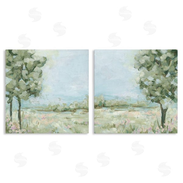 stupell industries June Erica Vess | Bright Spring Field Landscape Wall Art