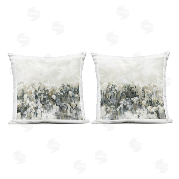 Stupell Industries June Erica Vess | Brushed Flower Meadow Impressions Printed Throw Pillow Set