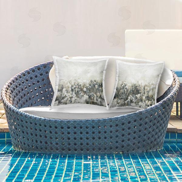 Stupell Industries June Erica Vess | Brushed Flower Meadow Impressions Printed Throw Pillow Set