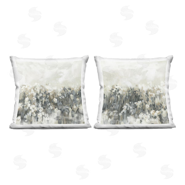 stupell industries June Erica Vess | Brushed Flower Meadow Impressions Printed Throw Pillow Set