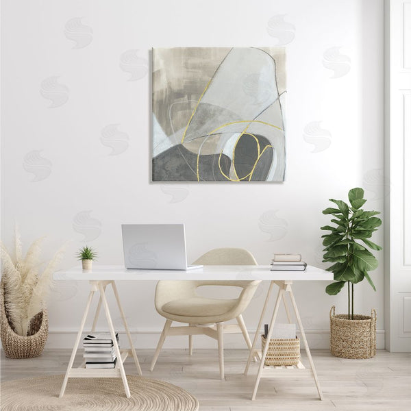 Stupell Industries June Erica Vess | Busy Rocky Landscape Abstraction Organic Circular Shapes Wall Art