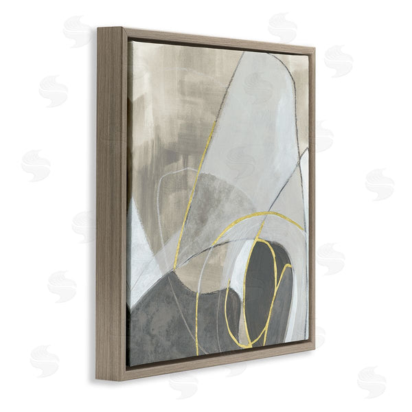 Stupell Industries June Erica Vess | Busy Rocky Landscape Abstraction Organic Circular Shapes Wall Art
