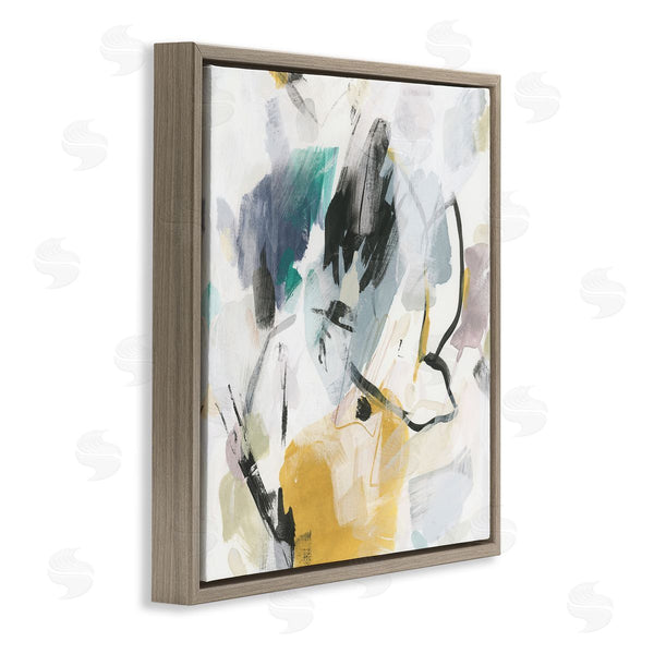 Stupell Industries June Erica Vess | Chaotic Abstract Yellow Accent