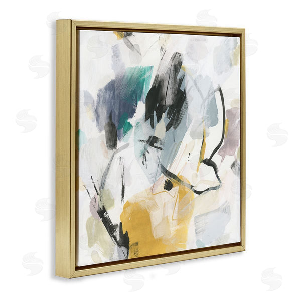 Stupell Industries June Erica Vess | Chaotic Abstract Yellow Accent
