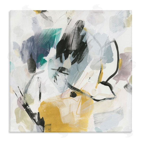 stupell industries June Erica Vess | Chaotic Abstract Yellow Accent