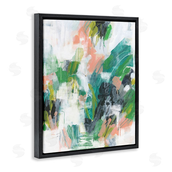 Stupell Industries June Erica Vess | Chaotic Green Paint Strokes