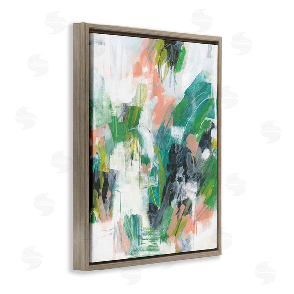 Stupell Industries June Erica Vess | Chaotic Green Paint Strokes