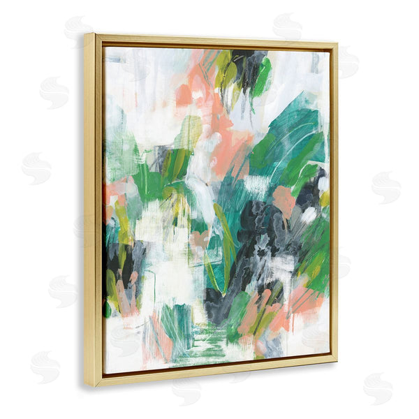 Stupell Industries June Erica Vess | Chaotic Green Paint Strokes