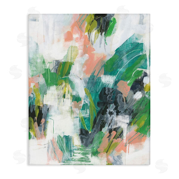 stupell industries June Erica Vess | Chaotic Green Paint Strokes