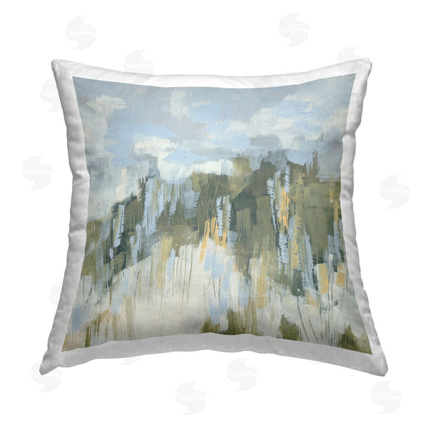 stupell industries June Erica Vess | Chaotic Landscape Distortion Printed Throw Pillow