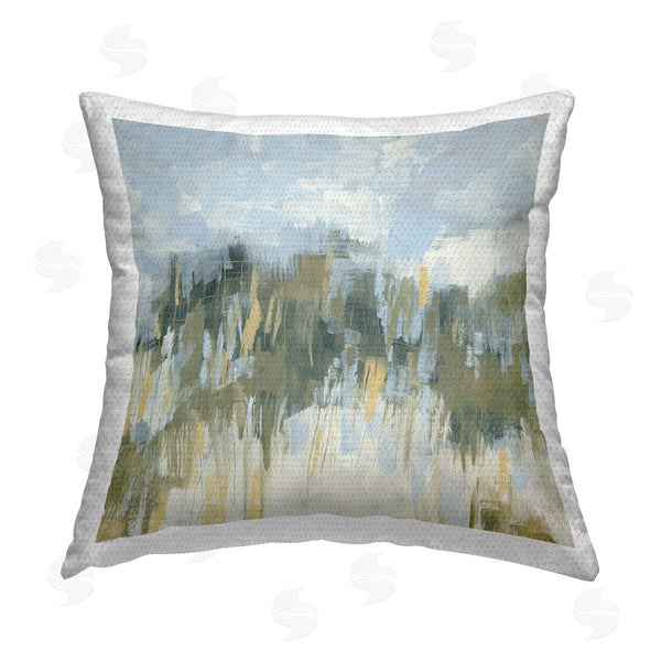 Stupell Industries June Erica Vess | Chaotic Natural Abstraction Printed Throw Pillow