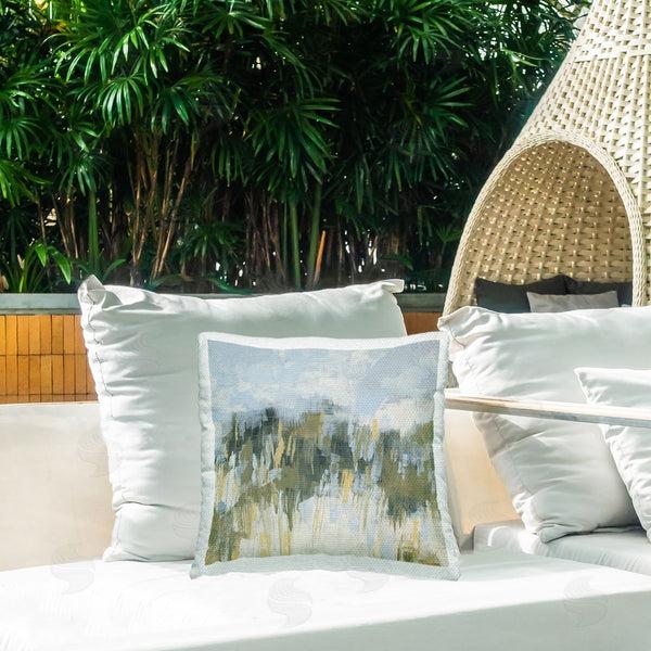 Stupell Industries June Erica Vess | Chaotic Natural Abstraction Printed Throw Pillow