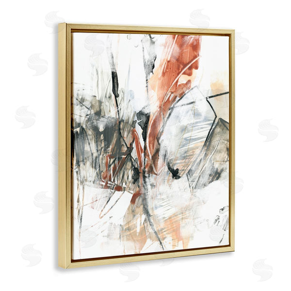 Stupell Industries June Erica Vess | Chaotic Terracotta & Grey