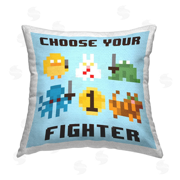 Stupell Industries June Erica Vess | Choose Your Fighter Printed Throw Pillow