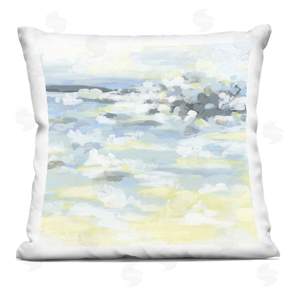 stupell industries June Erica Vess | Citrus Surf Waves Printed Throw Pillow