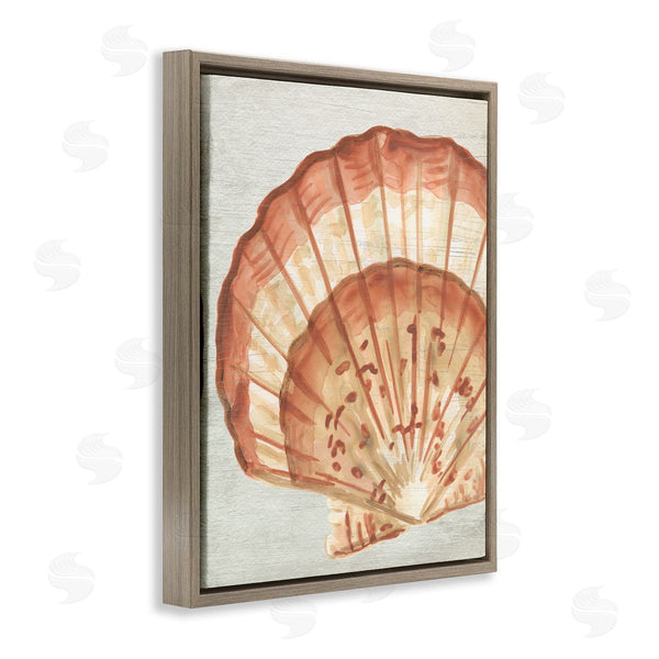 Stupell Industries June Erica Vess | Clam Shell In Beige