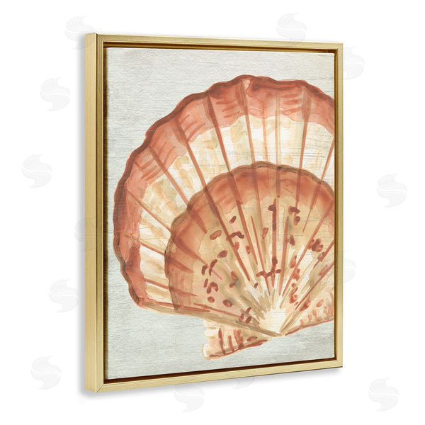 Stupell Industries June Erica Vess | Clam Shell In Beige