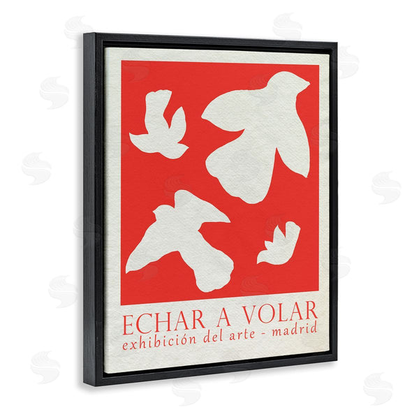 Stupell Industries June Erica Vess | Classic Exhibition Red Birds Wall Art