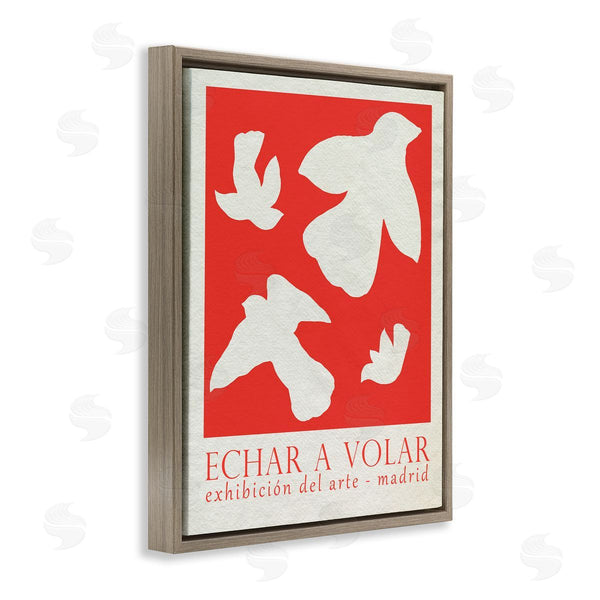 Stupell Industries June Erica Vess | Classic Exhibition Red Birds Wall Art