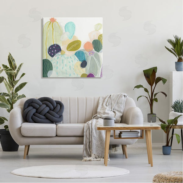 Stupell Industries June Erica Vess | Contemporary Cactus Plants Wall Art